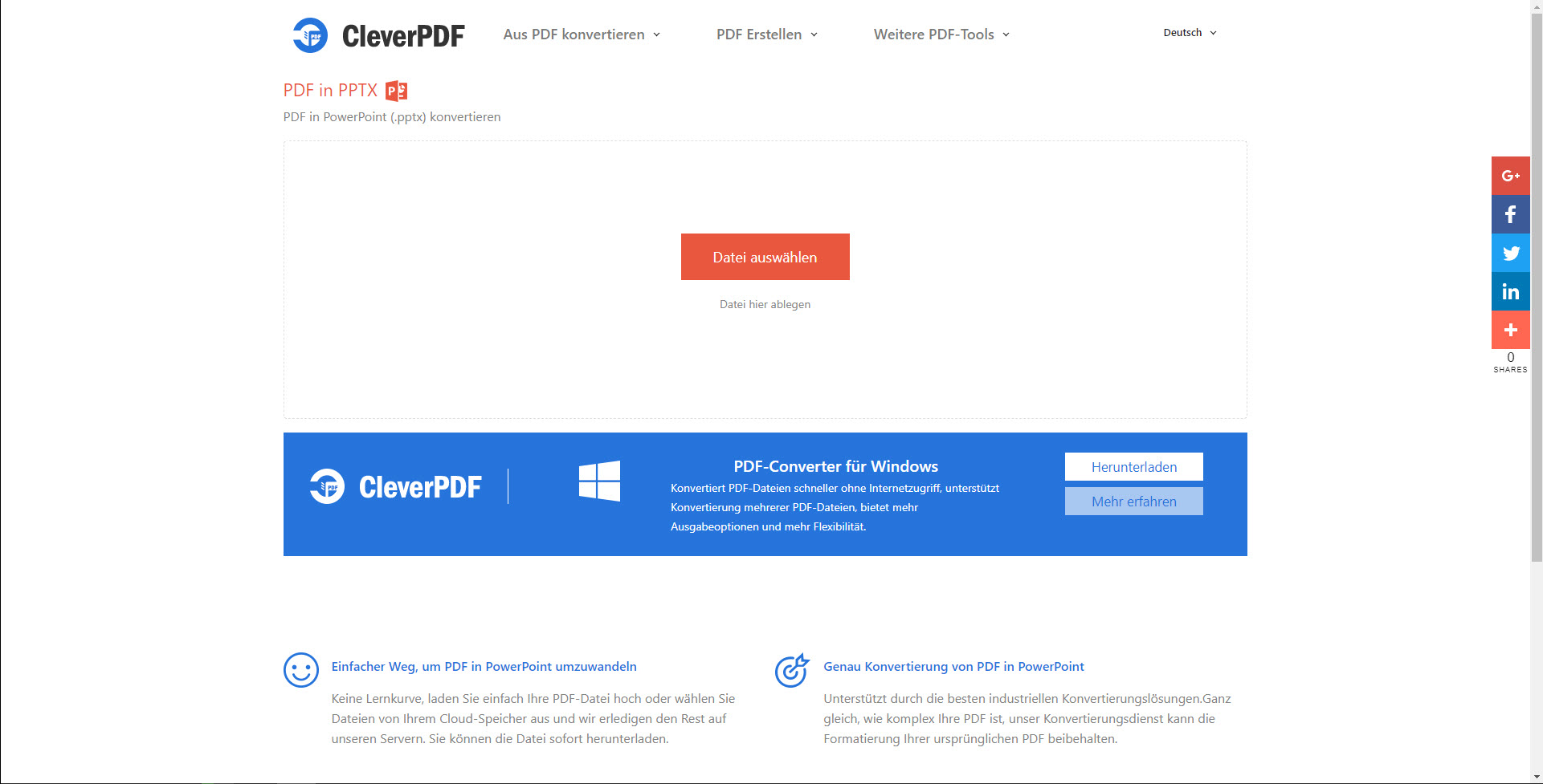 Pdf In Ppt Umwandeln Kostenloser Online Konvertierer Cleverpdf